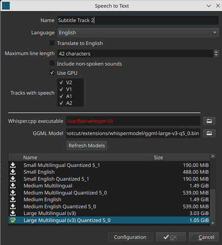 ShotCutWhisperBug