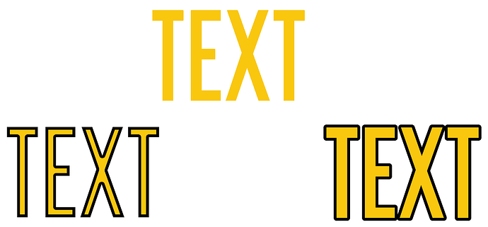 Example ShotCut Text