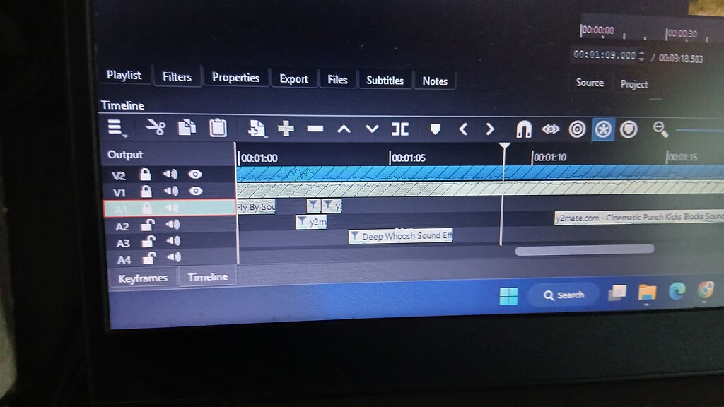 Lock Audio 1 doesn't work - Bug - Shotcut Forum