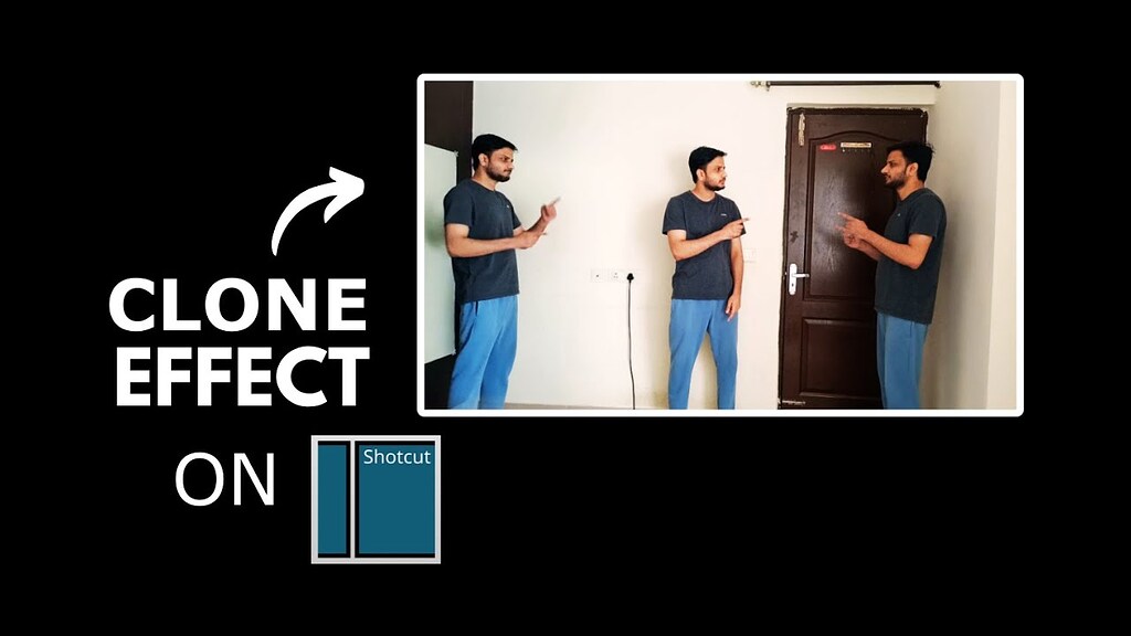Clone Effect Video Editing Trick | Clone Yourself with Shotcut ...