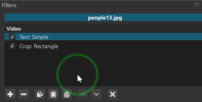 Sometimes selecting a filter doesn't work - Bug - Shotcut Forum