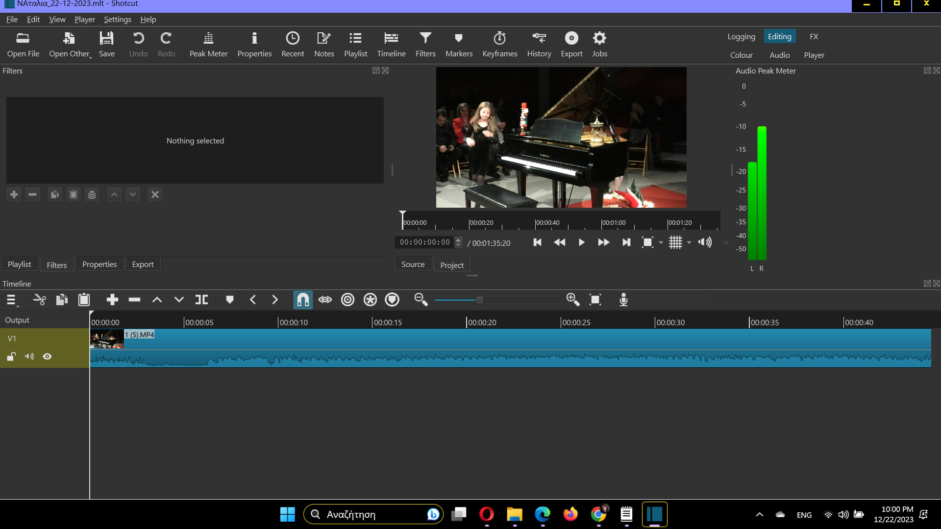 Bottom horizontal scroll bar missing Help/How To Shotcut Forum