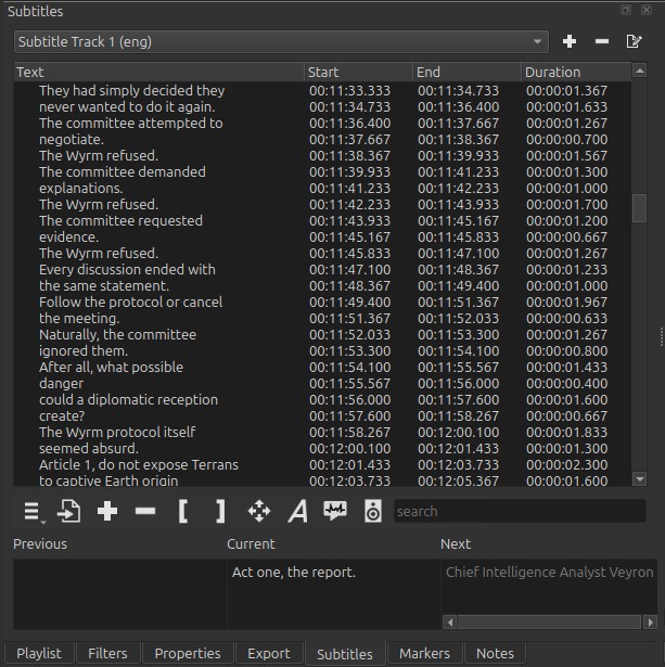 View > Subtitles - Documentation - English - Shotcut Forum
